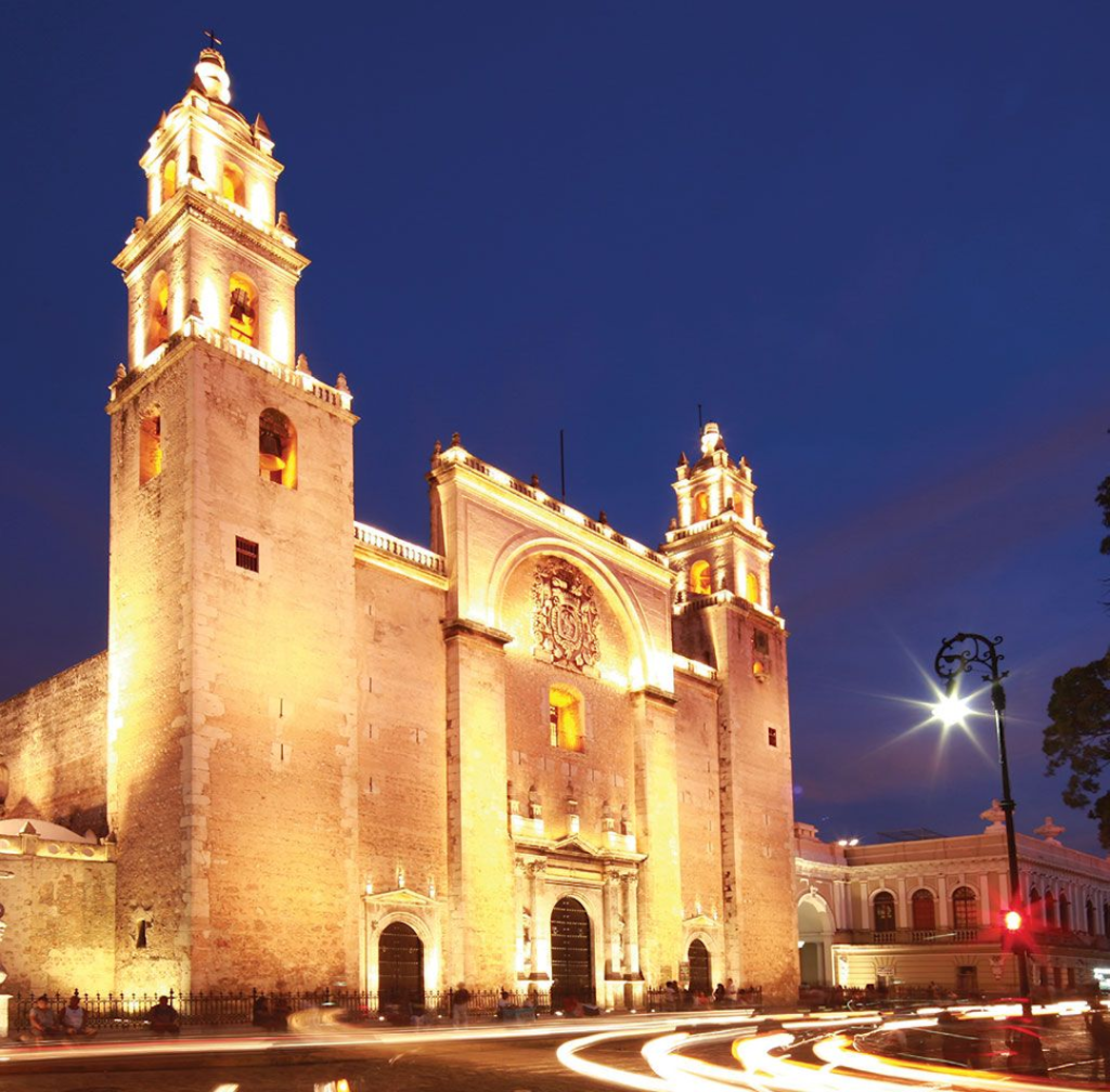 Catedral de San Ildefonso en Mérida Yucatán